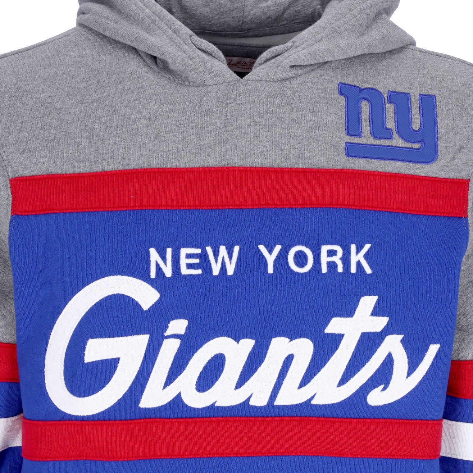 Mitchell & Ness, Felpa Cappuccio Uomo Nfl Headcoach Hoodie Neygia, 