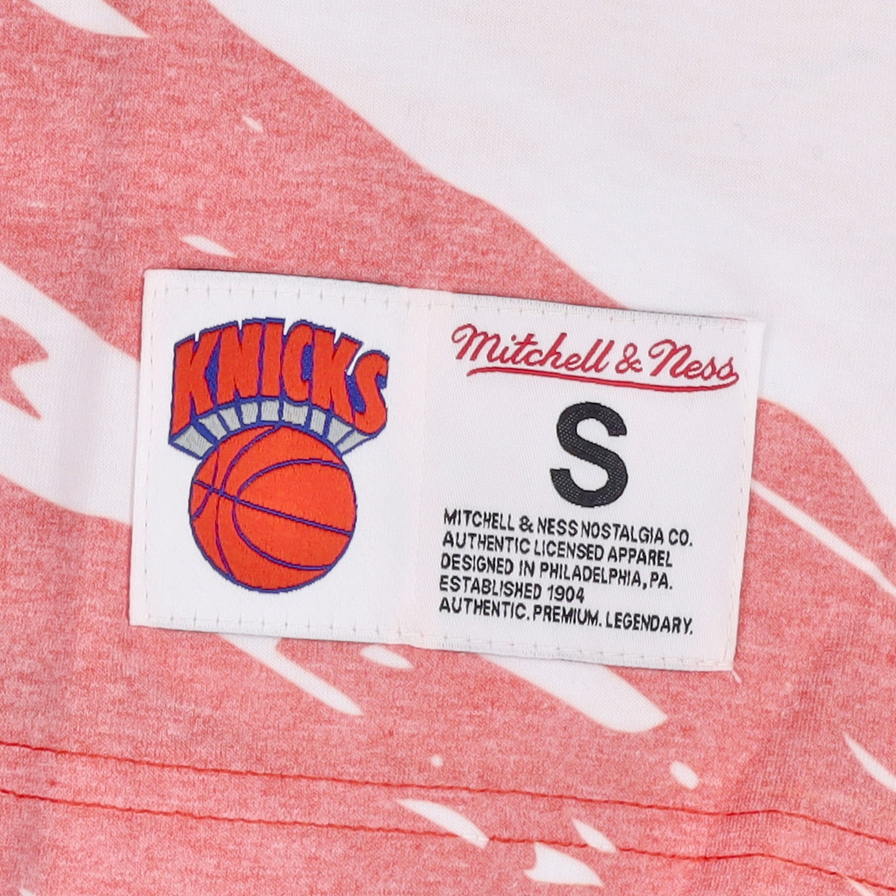 Mitchell & Ness, Maglietta Uomo Nba Paintbrush Sublimated Tee Hardwood Classics Neykni, 