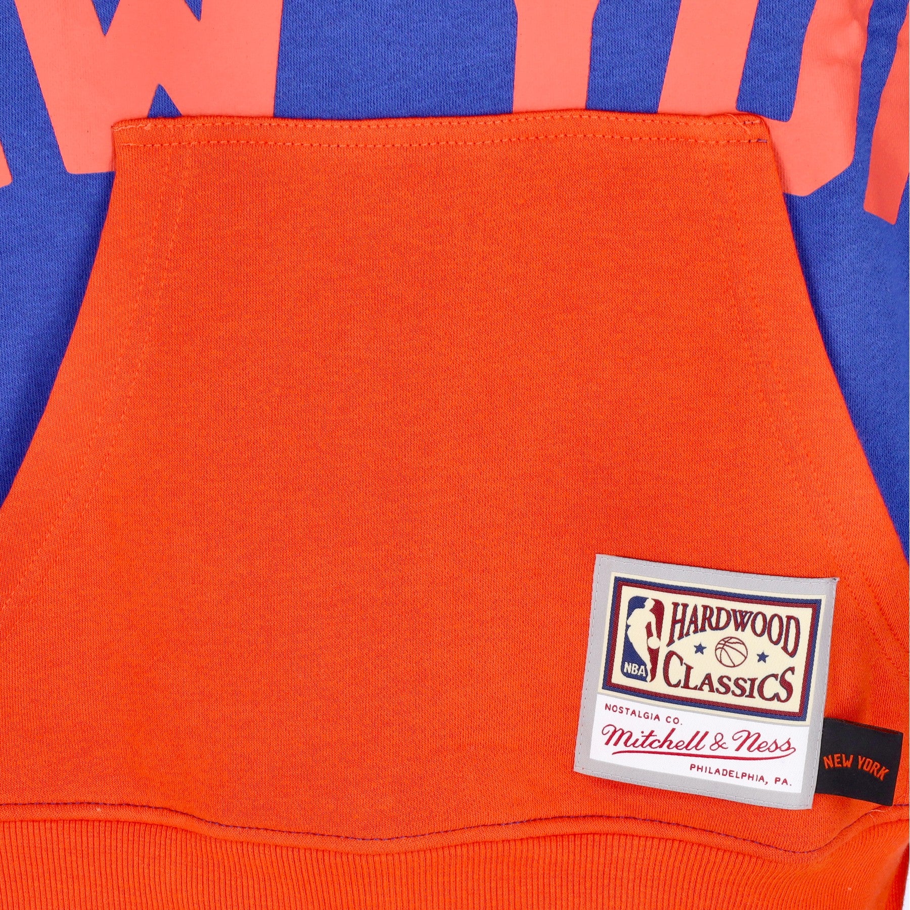 Mitchell & Ness, Felpa Cappuccio Uomo Nba Big Face Hoodie 5.0 Hardwood Classics Neykni, 