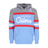 Mitchell & Ness, Felpa Cappuccio Uomo Nfl Headcoach Hoodie Houoil, Light Blue