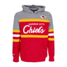 Mitchell & Ness, Felpa Cappuccio Uomo Nfl Headcoach Hoodie Kanchi, Scarlet