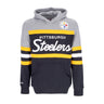 Mitchell & Ness, Felpa Cappuccio Uomo Nfl Headcoach Hoodie Pitste, Black