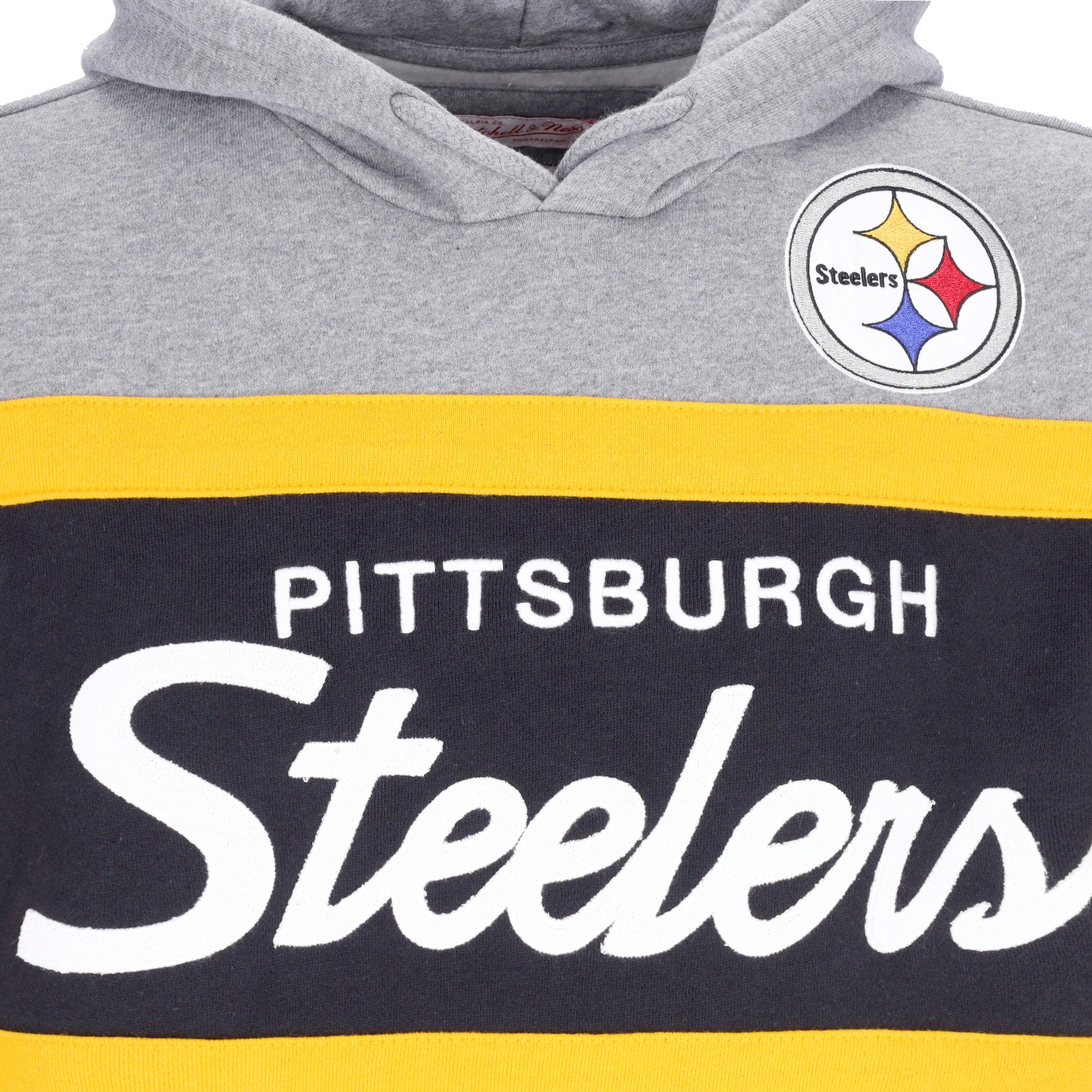 Mitchell & Ness, Felpa Cappuccio Uomo Nfl Headcoach Hoodie Pitste, 