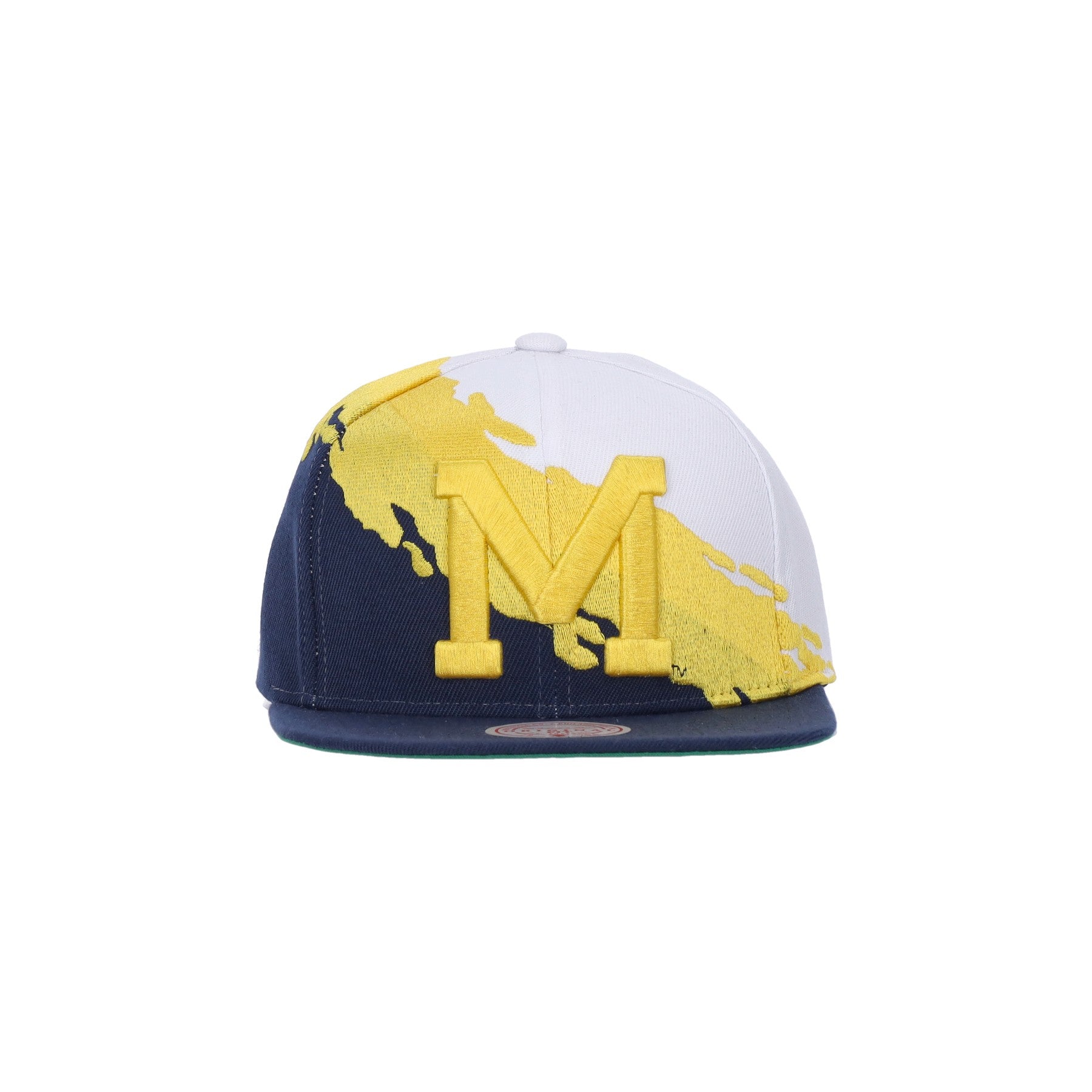 Mitchell & Ness, Cappellino Visiera Piatta Uomo Ncaa Paintbrush Snapback Micwol, 