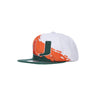 Mitchell & Ness, Cappellino Visiera Piatta Uomo Ncaa Paintbrush Snapback Miahur, Original Team Colors
