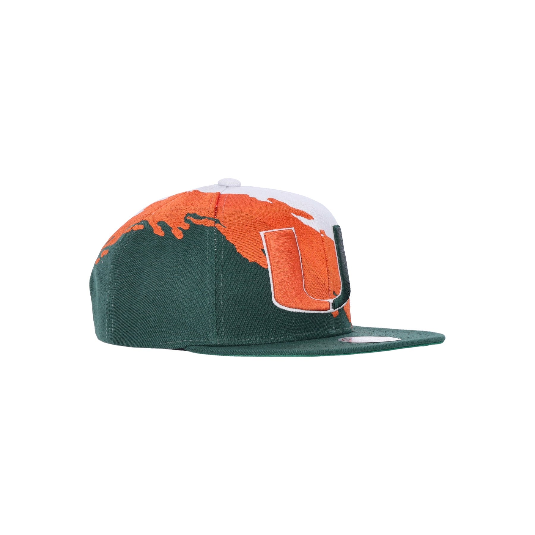 Mitchell & Ness, Cappellino Visiera Piatta Uomo Ncaa Paintbrush Snapback Miahur, 