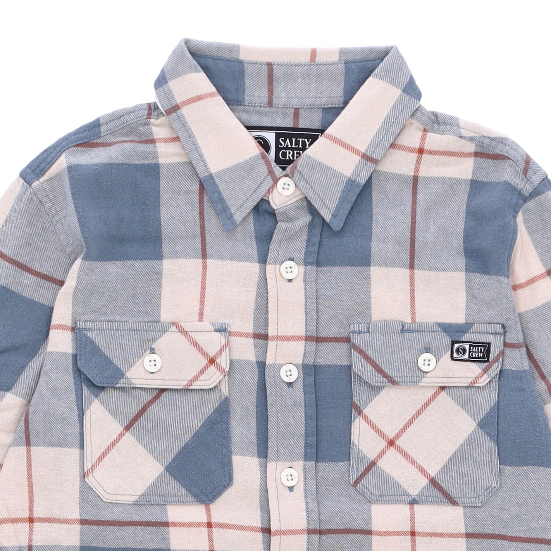 Salty Crew, Camicia Manica Lunga Ragazzo First Light Boys L/s Flannel, 