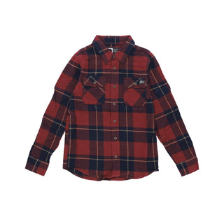 Salty Crew, Camicia Manica Lunga Ragazzo First Light Boys L/s Flannel, Navy
