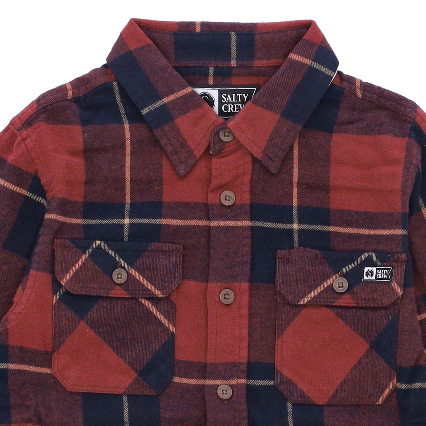 Salty Crew, Camicia Manica Lunga Ragazzo First Light Boys L/s Flannel, 