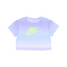 Nike, Maglietta Bambina Icon Gradient Futura Boxy Tee, Light Thistle