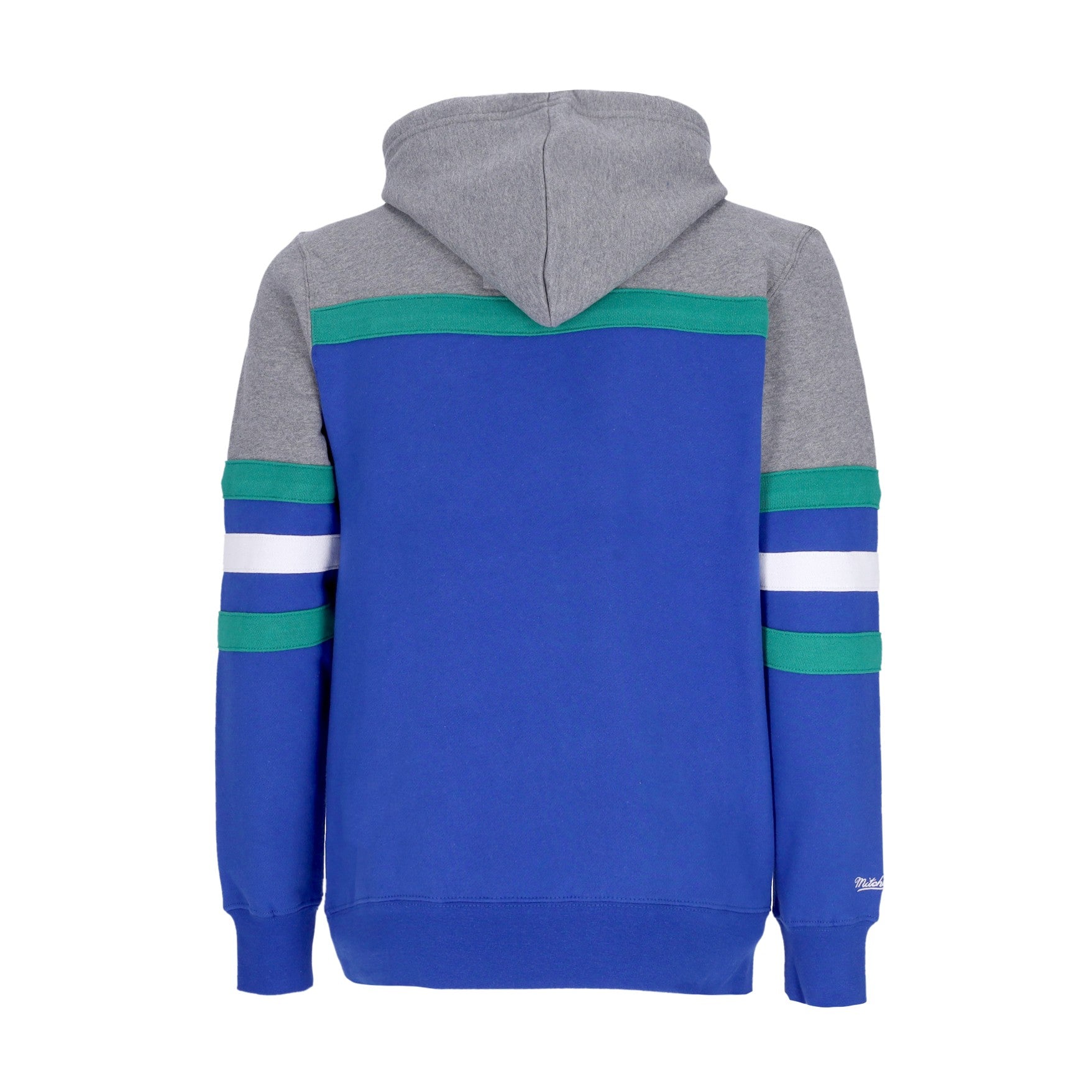 Mitchell & Ness, Felpa Cappuccio Uomo Nba Headcoach Hoodie Hardwood Classics Mintim, 