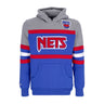 Mitchell & Ness, Felpa Cappuccio Uomo Nba Headcoach Hoodie Hardwood Classics Nejnet, Royal