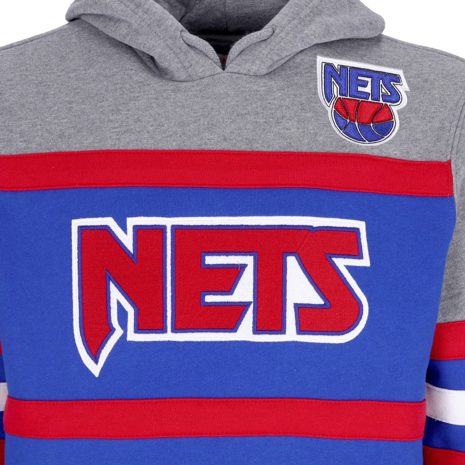Mitchell & Ness, Felpa Cappuccio Uomo Nba Headcoach Hoodie Hardwood Classics Nejnet, 