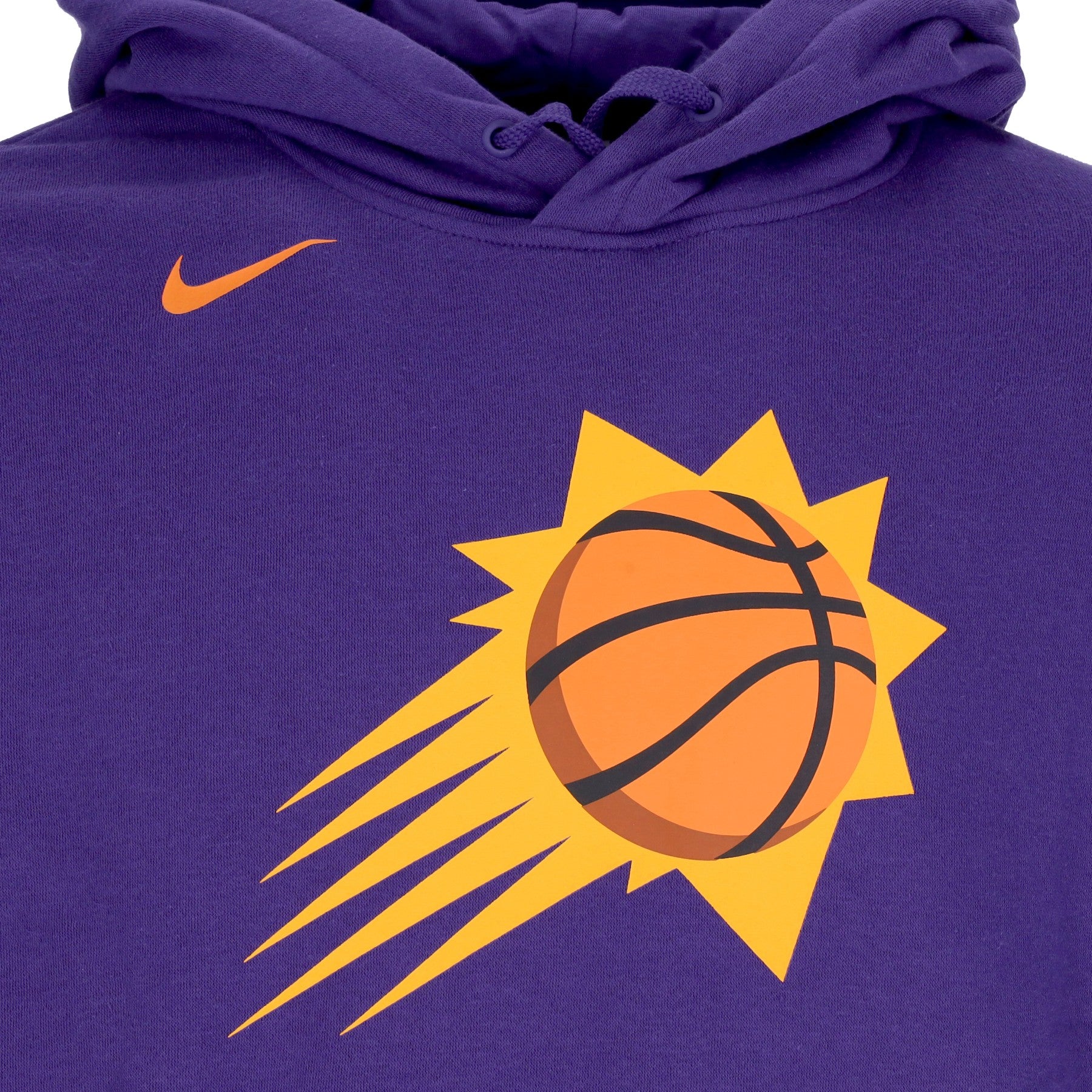 Nike Nba, Felpa Cappuccio Uomo Nba Essential Fleece Hoodie Phosun, 