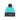 Pom Cappello Pom Hombre Nba Pom beanie dura de dos tonos clásicos saaspu verde azulado