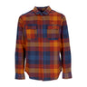 Iriedaily, Camicia Manica Lunga Uomo Lumber Fella Shirt, Dark Rum