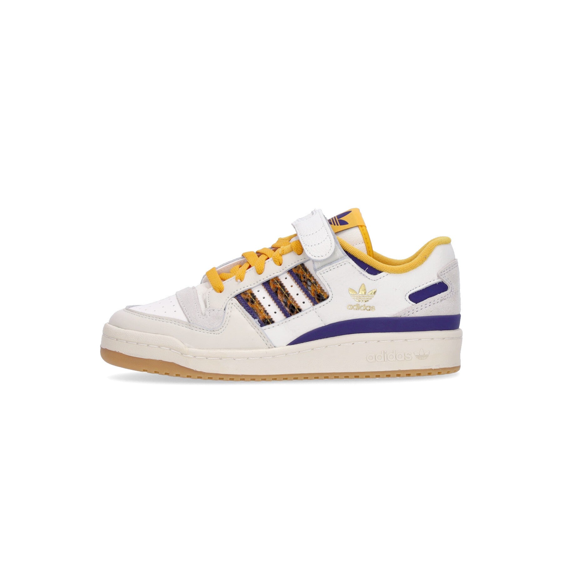 Adidas, Scarpa Bassa Uomo Forum 84 Low, Off White/gold/cloud White