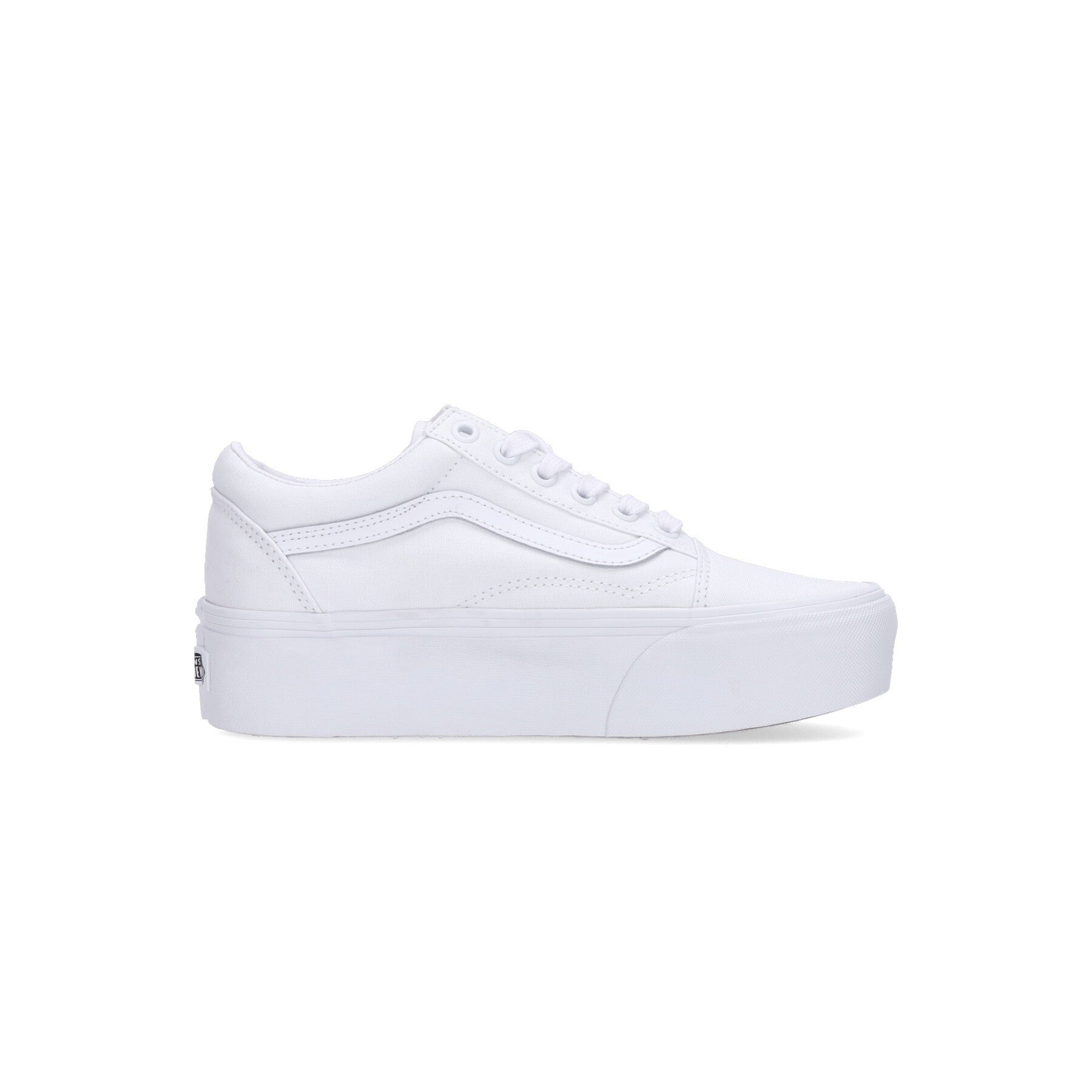 Vans, Scarpa Bassa Donna Old Skool Stackform, White