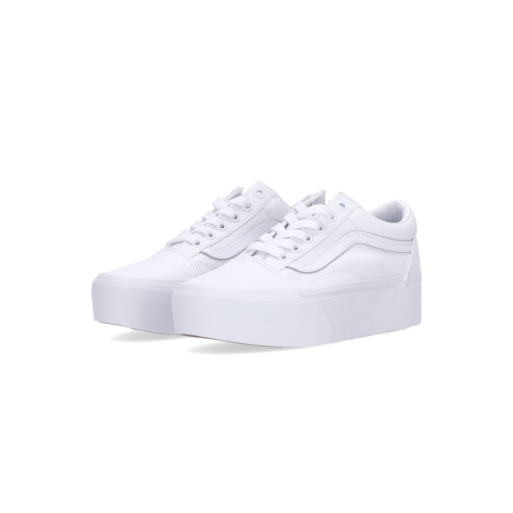 Vans, Scarpa Bassa Donna Old Skool Stackform, White