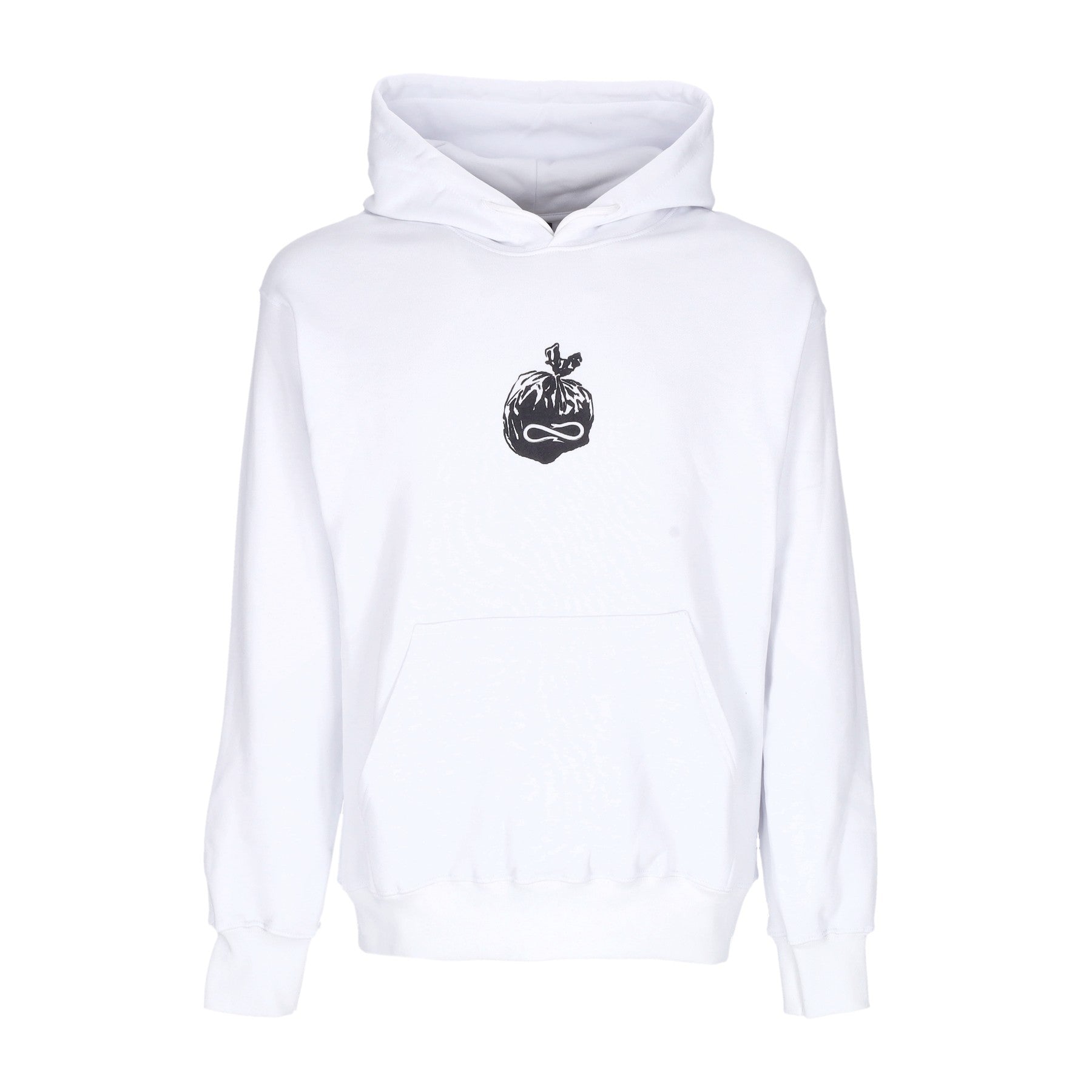 Propaganda, Felpa Cappuccio Uomo Bags Hoodie, White
