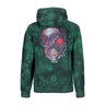 Propaganda, Felpa Leggera Cappuccio Uomo Terminator Hoodie, Tie Dye Green