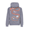 Propaganda, Felpa Cappuccio Uomo Buck 50 Hoodie, Grey