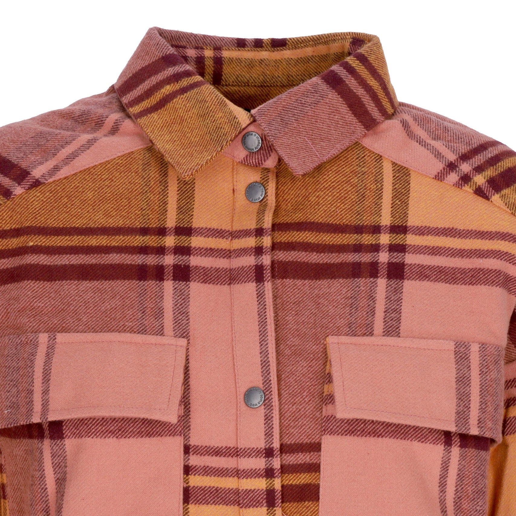 Iriedaily, Giacca Lunga Donna Checky Shirt Jacket, 