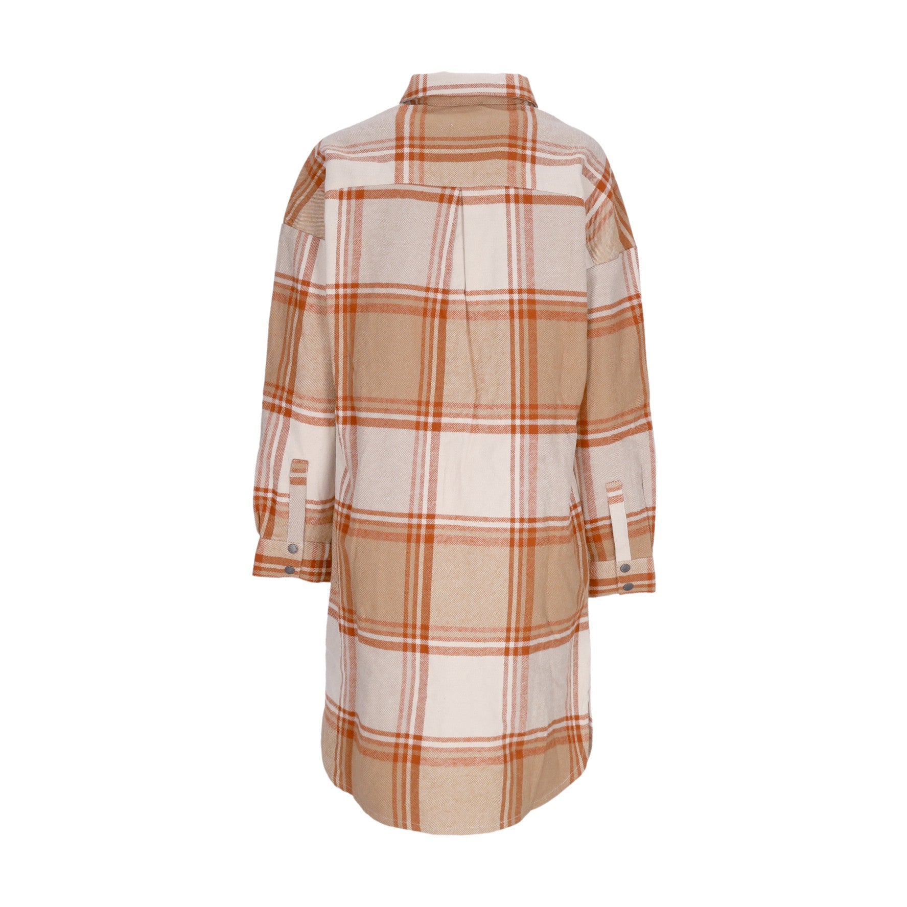 Iriedaily, Giacca Lunga Donna Checky Shirt Jacket, 