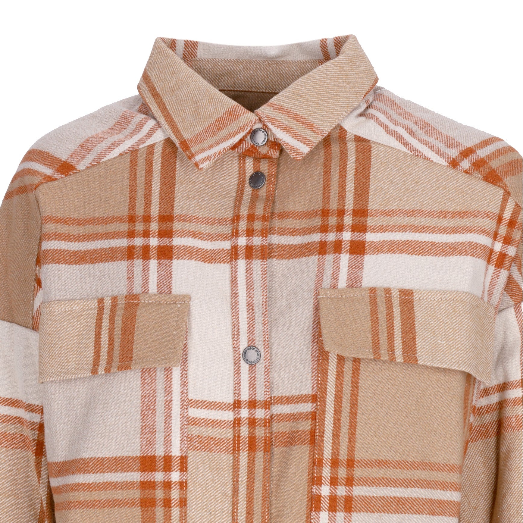 Iriedaily, Giacca Lunga Donna Checky Shirt Jacket, 