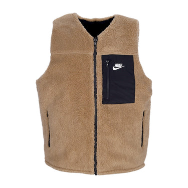 Nike, Smanicato Uomo Club+ Reversible Winterized Vest, Dk Driftwood/black/sail