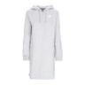 Nike, Vestito Donna Sportswear Club Fleece Hoodie Dress, Dk Grey Heather/white