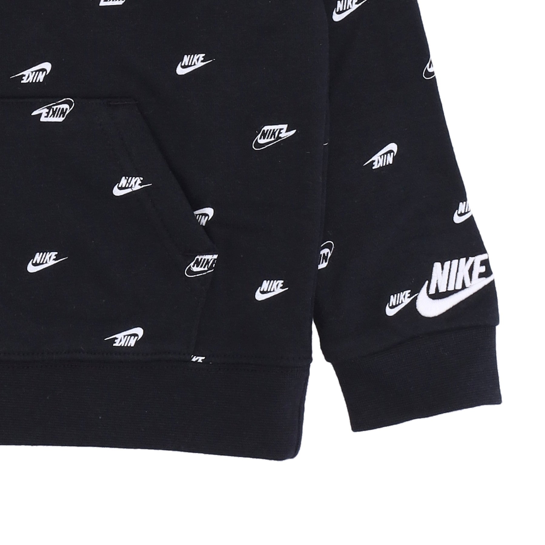 Nike, Felpa Leggera Cappuccio Bambino Club Gfx Po Hoodie, 