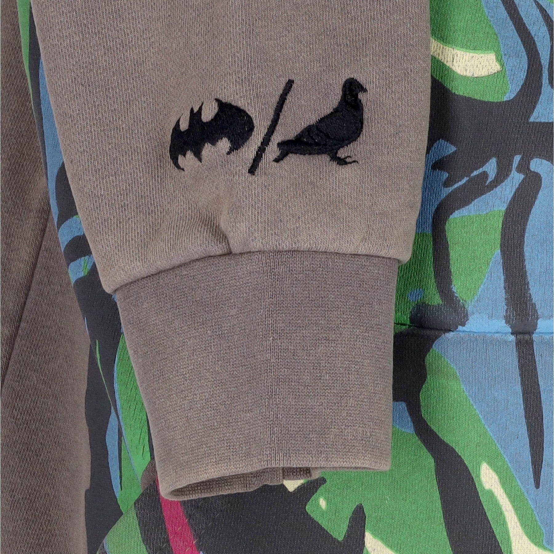 Staple, Felpa Cappuccio Uomo Joker Face Hoodie X Batman, 