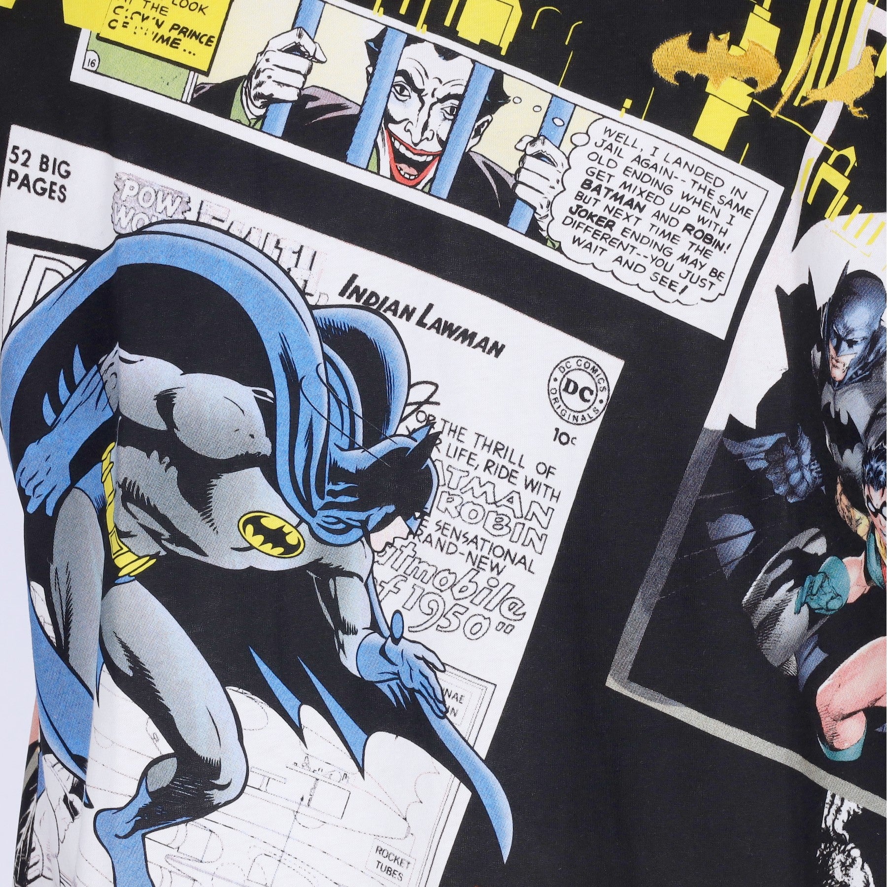 Staple, Maglietta Uomo Comic Aop Tee X Batman, 