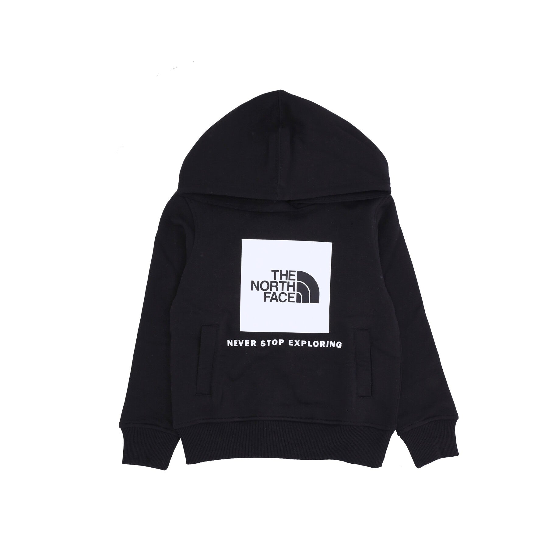 The North Face, Felpa Cappuccio Ragazzo Box Pullover Hoodie, Black