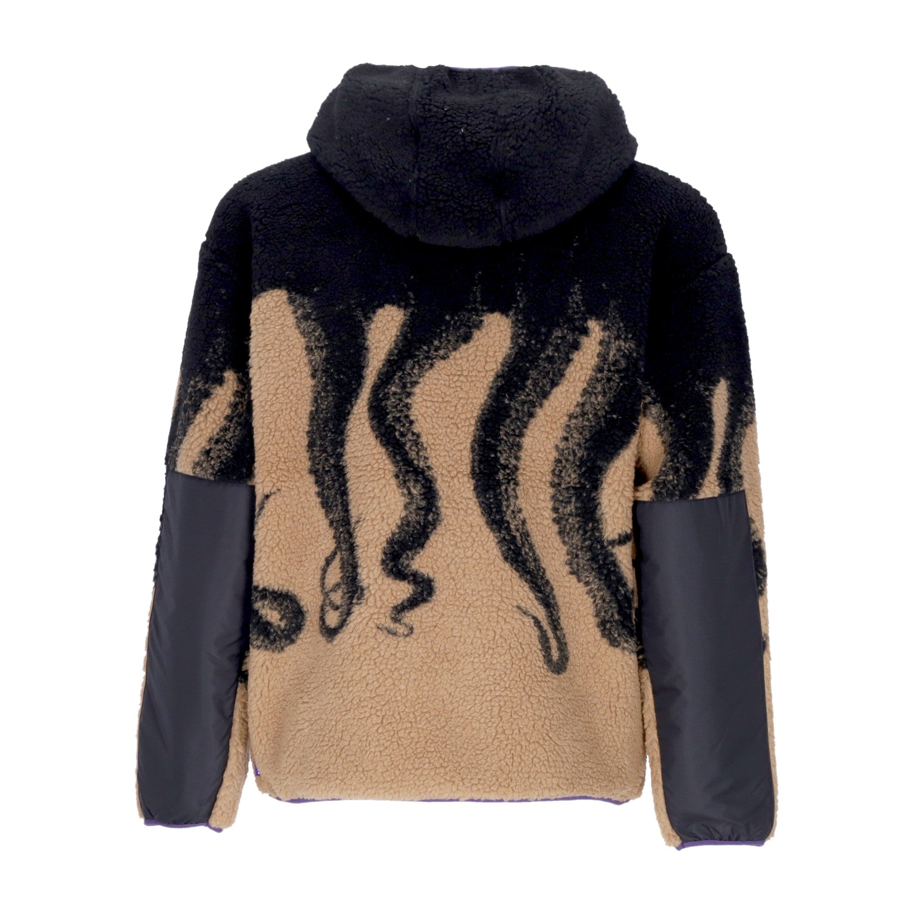 Octopus, Orsetto Uomo Sherpa Zip Hood Sweatshirt, 