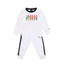 Jordan, Completo Tuta Bambino Mj Mvp Statement Fleece Set, Sail