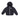 Nike, Piumino Bambino Synfil Hooded Jacket, Black