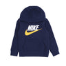 Nike, Felpa Cappuccio Bambino Club Hbr Po Hoodie, Midnight Navy