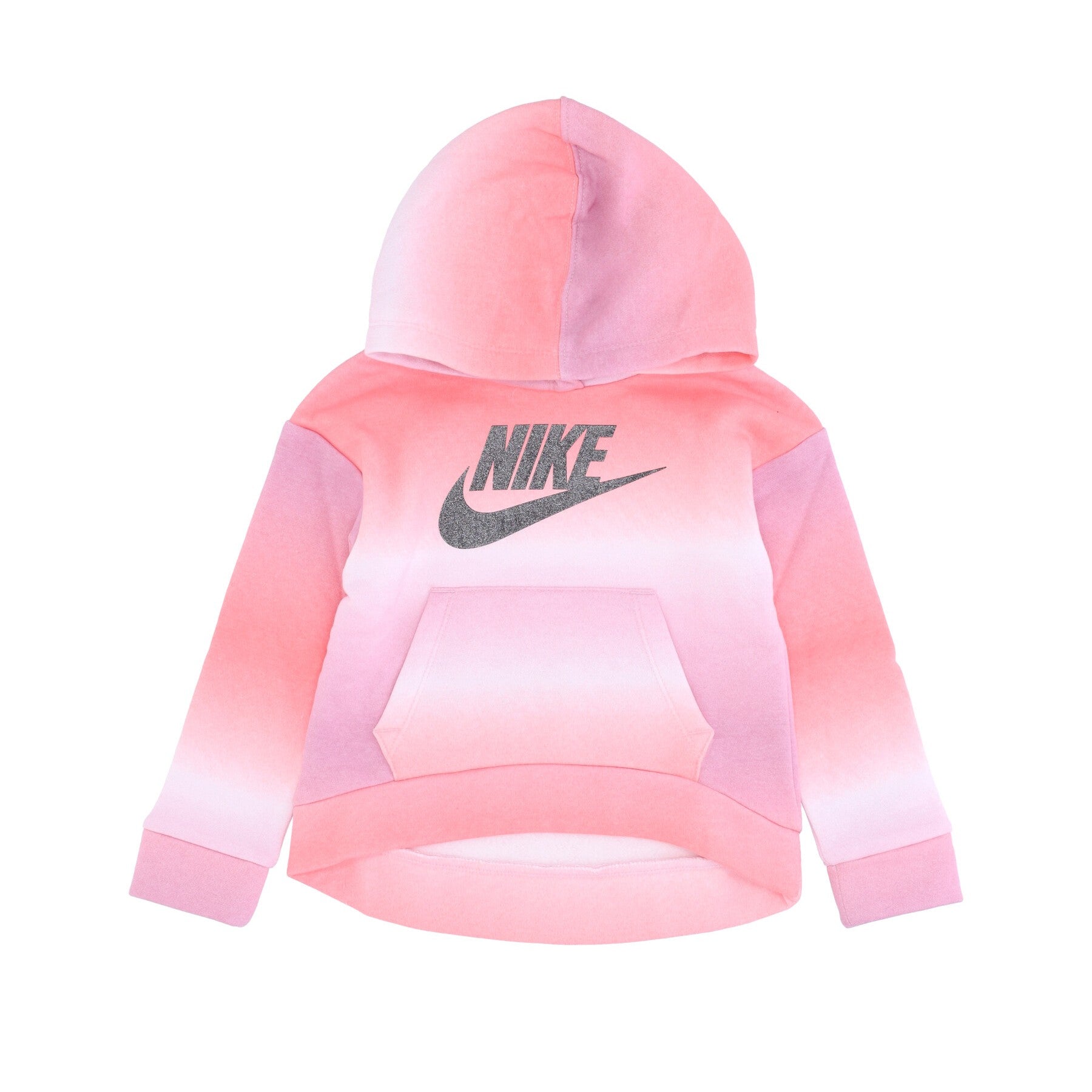 Nike, Felpa Cappuccio Bambina Printed Club Po Hoodie, Elemental Pink