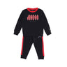 Jordan, Completo Tuta Bambino Mj Mvp Statement Fleece Set, Black