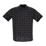 Dolly Noire, Polo Manica Corta Uomo Monogram Jacquard Polo Oversize, Black
