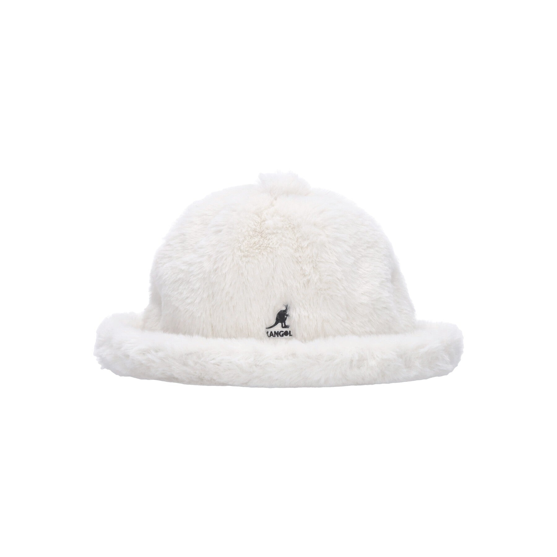 Men's Faux Fur Casual Cream Bucket Hat