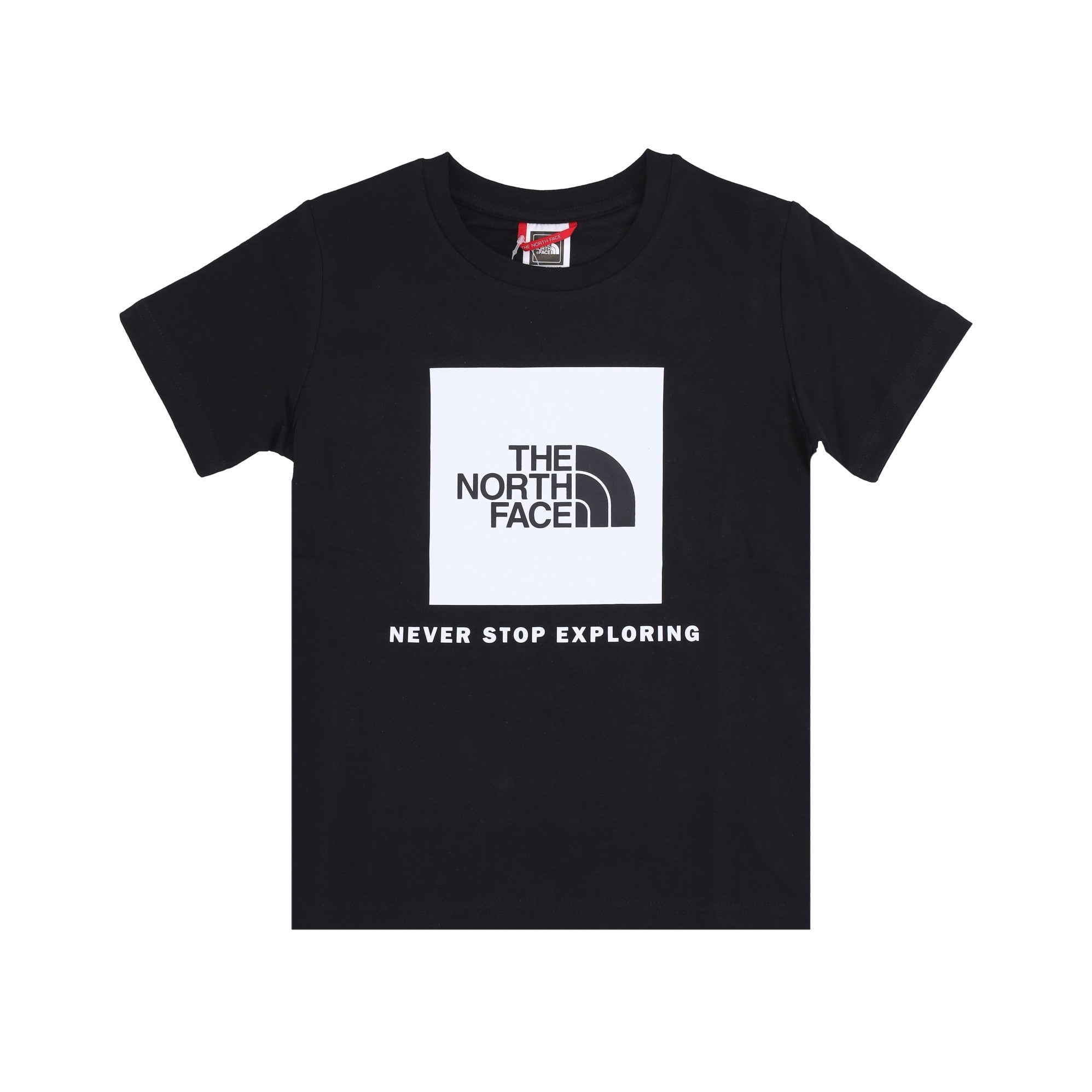 The North Face, Maglietta Ragazzo Box Tee, Black/white