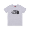 The North Face, Maglietta Ragazzo Easy Tee, Light Grey Heather