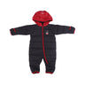 Jordan, Tuta Intera Neonato Baby Snowsuit, Black