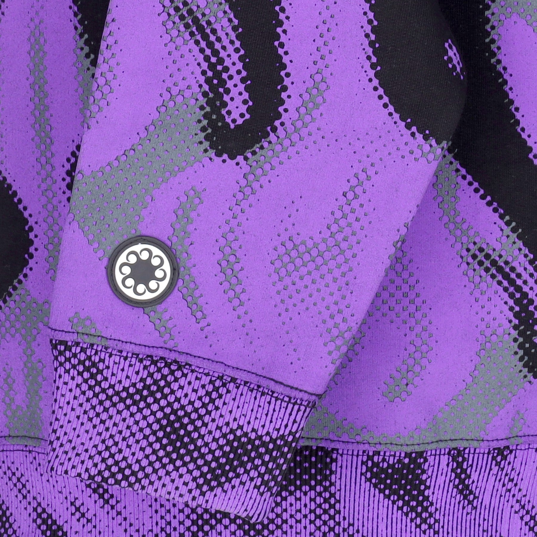 Halbton-Hoodie für Herren Schwarz/Lila