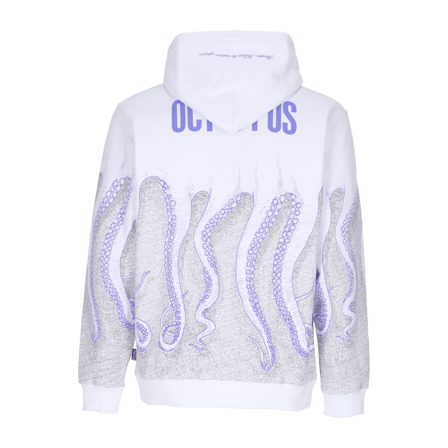 Octopus, Felpa Cappuccio Uomo Milan Hoodie, 