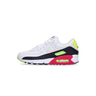 Nike, Scarpa Bassa Uomo Air Max 90, White/black/volt/rush Pink