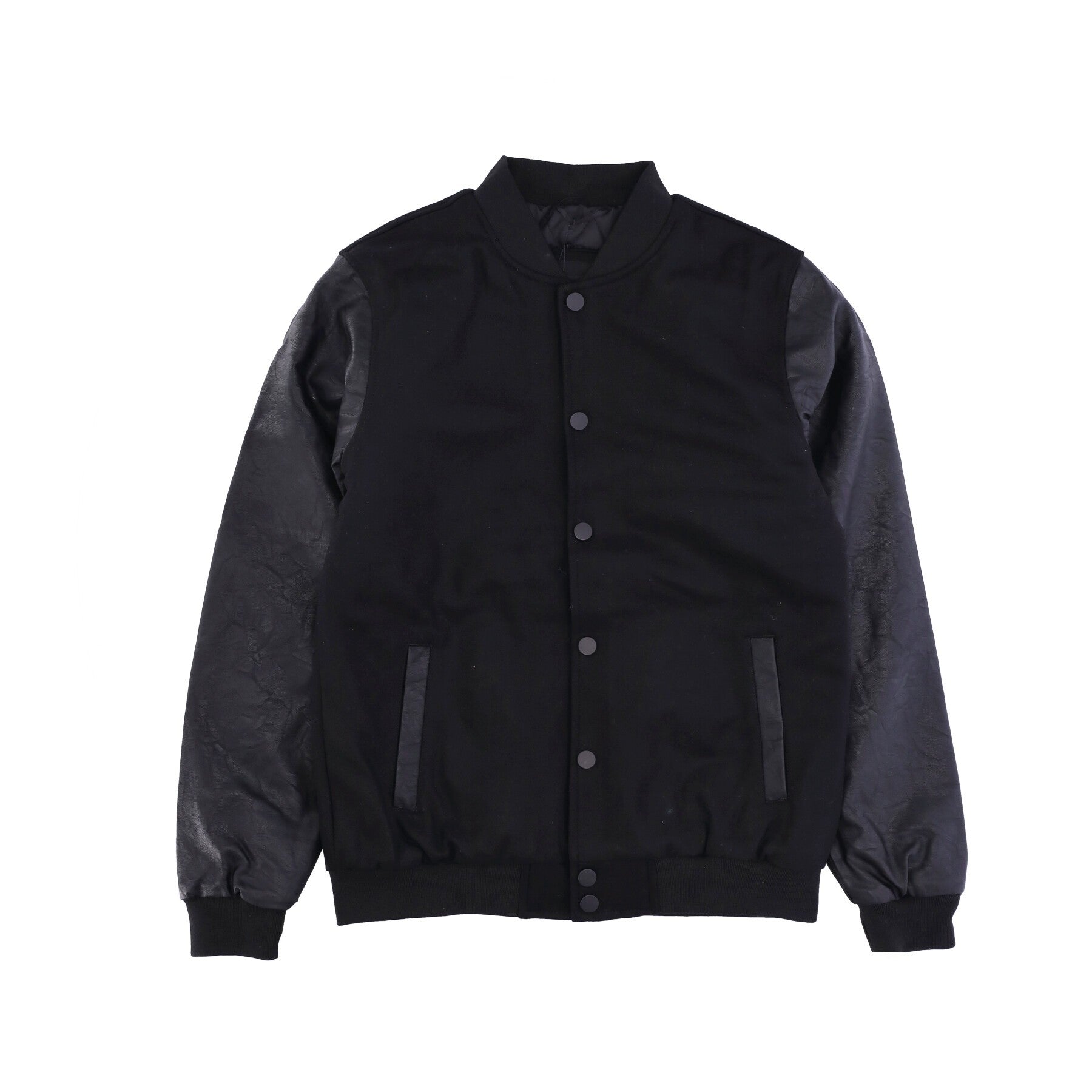 Urban Classics, Giubbotto College Uomo Oldschool College Jacket, Black/black